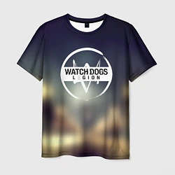 Футболка мужская Watch Dogs легион, цвет: 3D-принт