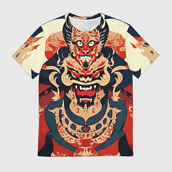 Футболка мужская Татуировка дракон в японском стиле, цвет: 3D-принт