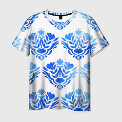 Футболка мужская Floral pattern - watercolor, цвет: 3D-принт