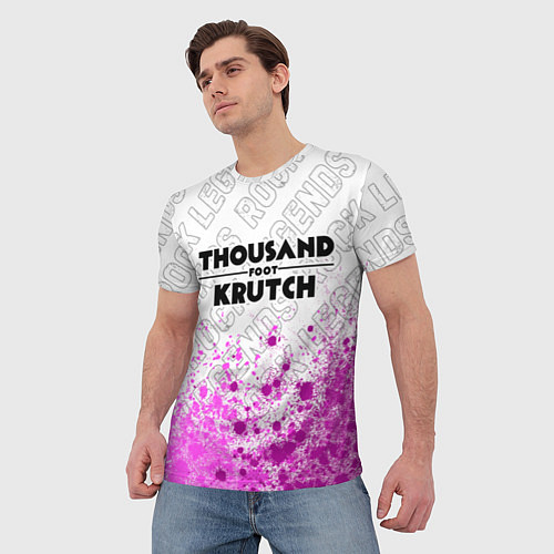 Мужская футболка Thousand Foot Krutch rock legends посередине / 3D-принт – фото 3