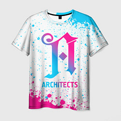 Футболка мужская Architects neon gradient style, цвет: 3D-принт