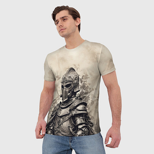 Мужская футболка Сказочный рыцарь / 3D-принт – фото 3