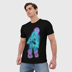 Футболка мужская Neon undead, цвет: 3D-принт — фото 2