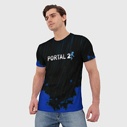 Футболка мужская Portal games, цвет: 3D-принт — фото 2