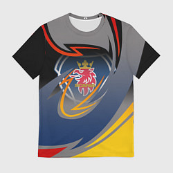 Футболка мужская Scania логотип, цвет: 3D-принт