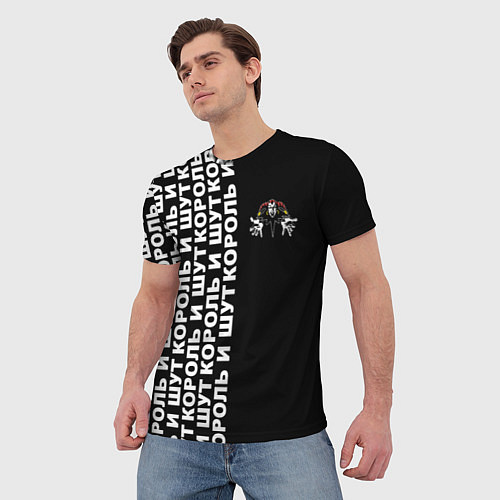 Мужская футболка Король и шут - рок группа / 3D-принт – фото 3