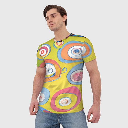 Мужская футболка Хиппи арт / 3D-принт – фото 3