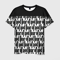 Футболка мужская Fear of God, цвет: 3D-принт