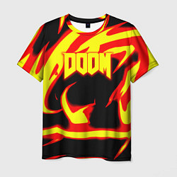 Футболка мужская Doom eternal fire storm, цвет: 3D-принт