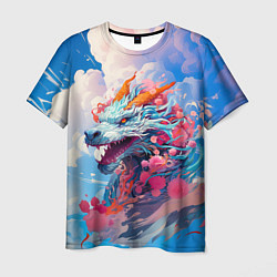 Футболка мужская Небесный дракон, цвет: 3D-принт