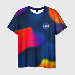 Футболка мужская Nasa gradient sportcolor, цвет: 3D-принт