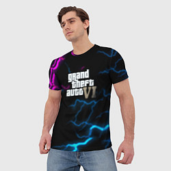 Футболка мужская Grand theft auto storm, цвет: 3D-принт — фото 2