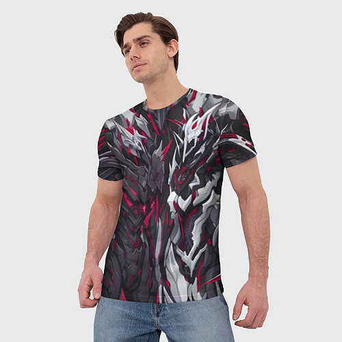 Мужская футболка Адская броня / 3D-принт – фото 3