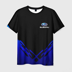 Футболка мужская Subaru geomery, цвет: 3D-принт