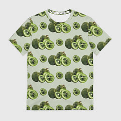 Футболка мужская Киви из треугольников, цвет: 3D-принт