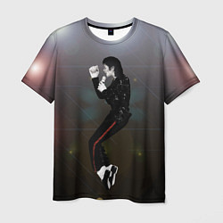 Футболка мужская Michael Jackson в прыжке, цвет: 3D-принт