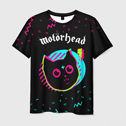 Футболка мужская Motorhead - rock star cat, цвет: 3D-принт