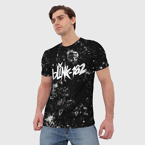 Мужская футболка Blink 182 black ice / 3D-принт – фото 3