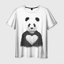 Футболка мужская Love panda, цвет: 3D-принт