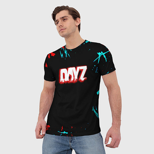 Мужская футболка DayZ краски / 3D-принт – фото 3