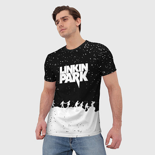 Мужская футболка Linkin park bend steel / 3D-принт – фото 3