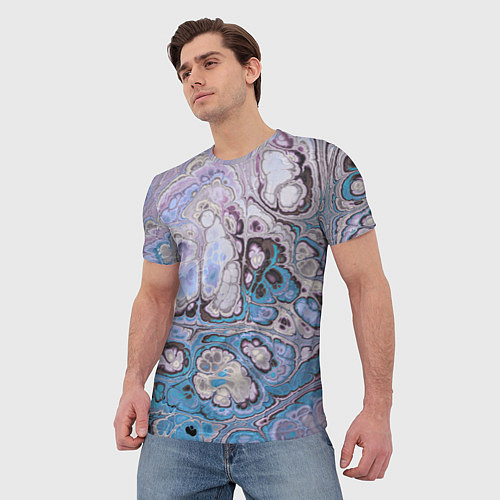 Мужская футболка Абстрактный узор / 3D-принт – фото 3