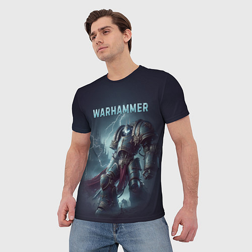 Мужская футболка Warhammer - game / 3D-принт – фото 3