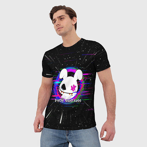 Мужская футболка Bunnyy / 3D-принт – фото 3