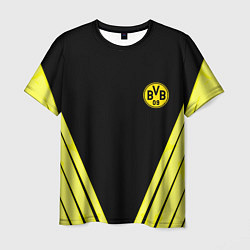 Футболка мужская Borussia geometry yellow, цвет: 3D-принт