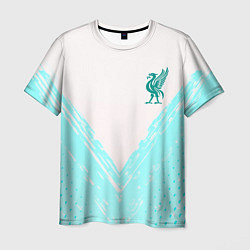 Футболка мужская Liverpool logo texture fc, цвет: 3D-принт