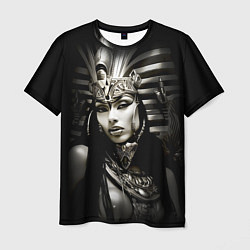 Футболка мужская Клеопатра египетская царица, цвет: 3D-принт