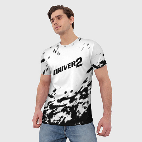 Мужская футболка Driver 2 краски / 3D-принт – фото 3