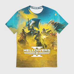 Футболка мужская Helldivers 2: Confrontation, цвет: 3D-принт
