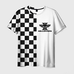 Футболка мужская Helldivers 2: Chess Logo, цвет: 3D-принт