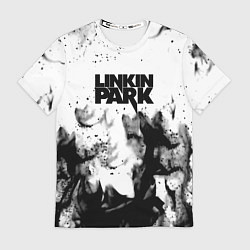 Футболка мужская Linkin park огненный дым рок, цвет: 3D-принт