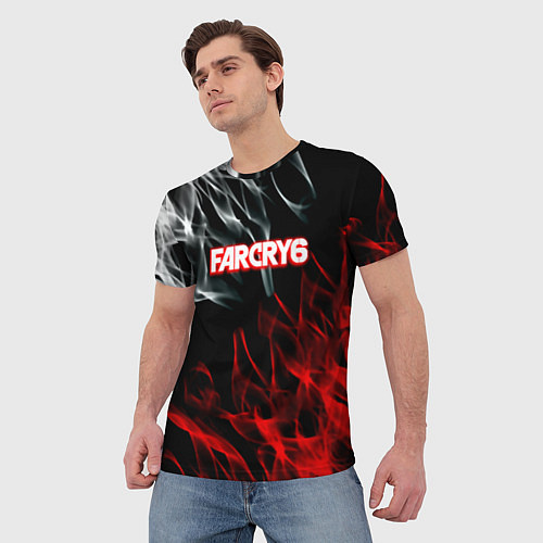 Мужская футболка Farcry flame / 3D-принт – фото 3