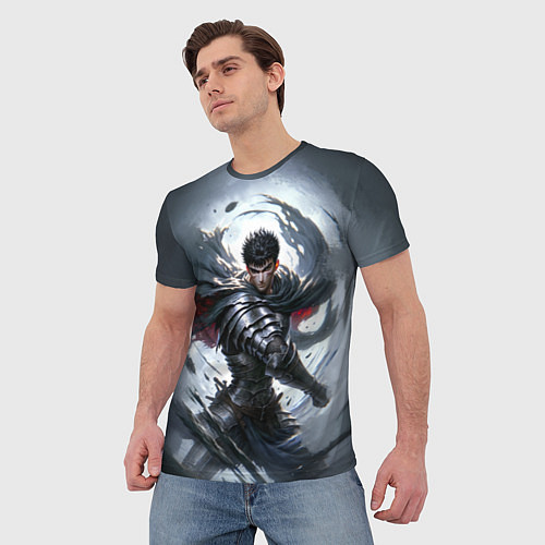 Мужская футболка Берсерк - нейросеть / 3D-принт – фото 3