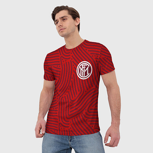 Мужская футболка Inter отпечатки / 3D-принт – фото 3