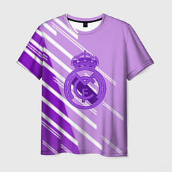 Футболка мужская Real Madrid текстура фк, цвет: 3D-принт