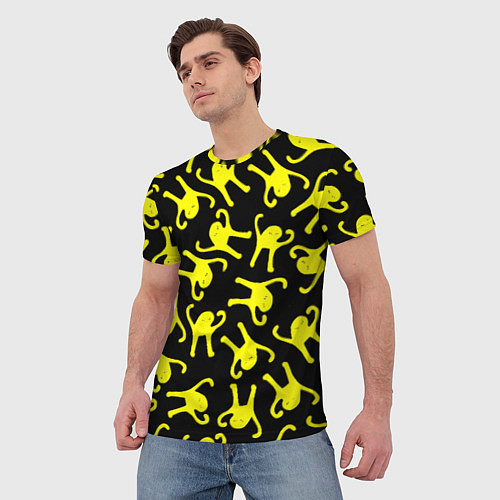Мужская футболка Ъуъ съука pattern mem / 3D-принт – фото 3