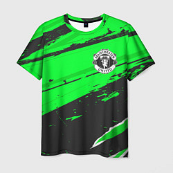Футболка мужская Manchester United sport green, цвет: 3D-принт