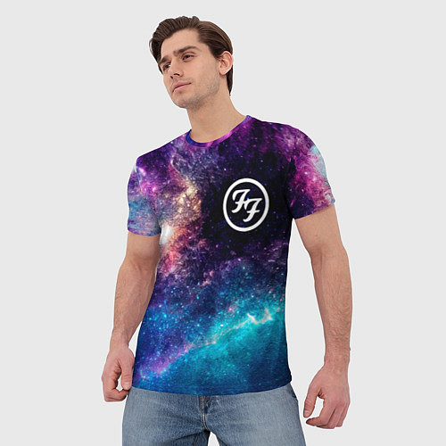 Мужская футболка Foo Fighters space rock / 3D-принт – фото 3