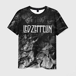 Футболка мужская Led Zeppelin black graphite, цвет: 3D-принт