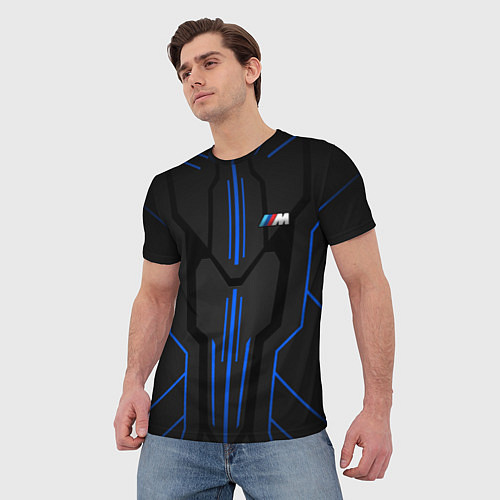 Мужская футболка Синяя броня - M-power / 3D-принт – фото 3