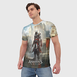 Футболка мужская Assassins creed game poster, цвет: 3D-принт — фото 2