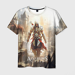 Футболка мужская Assassins creed старый город, цвет: 3D-принт