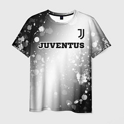 Футболка мужская Juventus sport на светлом фоне посередине, цвет: 3D-принт