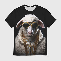 Футболка мужская Богатый баран в цепях, цвет: 3D-принт