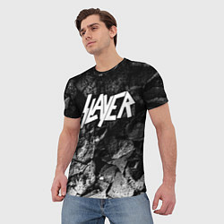 Футболка мужская Slayer black graphite, цвет: 3D-принт — фото 2