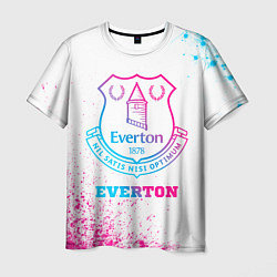 Футболка мужская Everton neon gradient style, цвет: 3D-принт